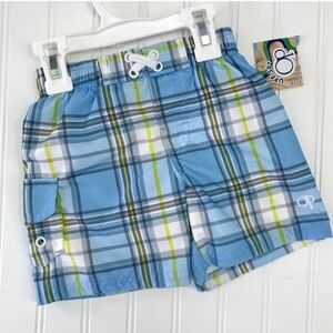 •OP• NWT plaid swim trunks